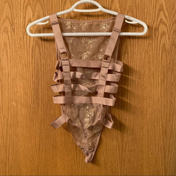 XS Victoria’s Secret High Neck Blush Shine Teddy - Picture 5 of 6